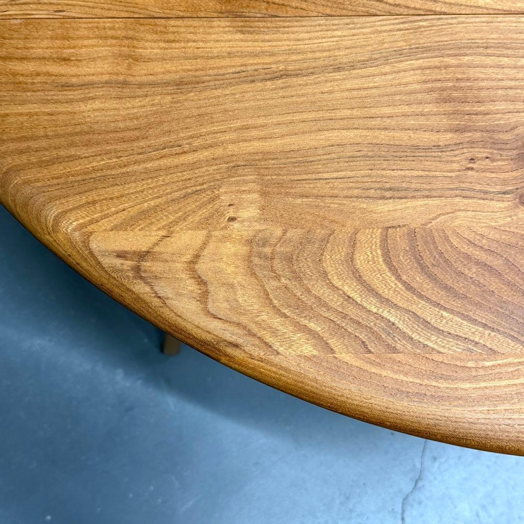 ERCOL(アーコール) /ドロップリーフ ラウンドテーブル (402)