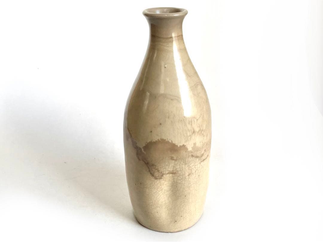 骨董 アンティーク 丹波焼 古丹波 白丹波 徳利 雨漏り 酒器 花瓶 民芸 民藝