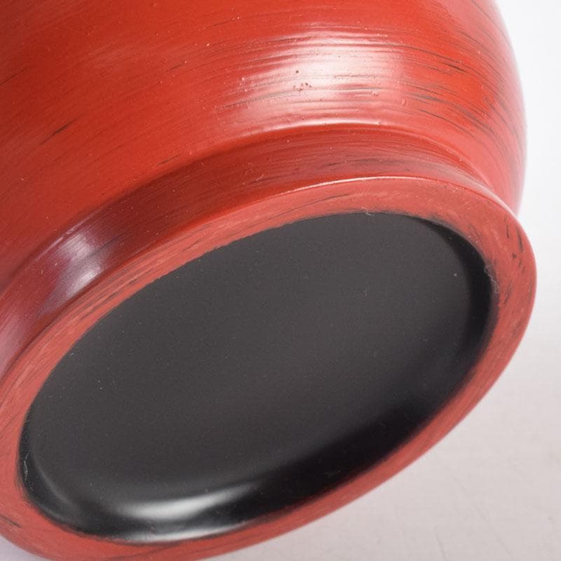 茶道具 根来塗 夏目有彦作 薬壷 書付 識箱 V 8510