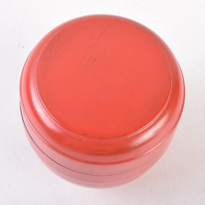 茶道具 根来塗 夏目有彦作 薬壷 書付 識箱 V 8510