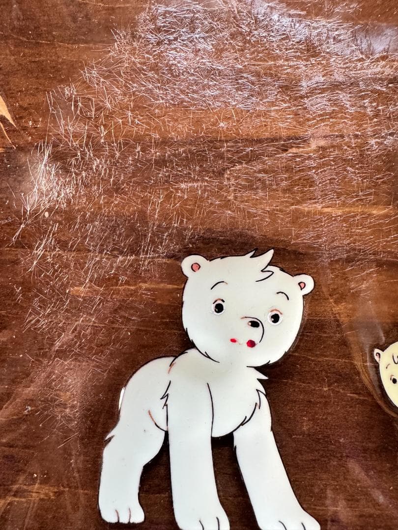 虫プロ作成映画「北極のムーシカミーシカ」 セル画（セルに傷みあり