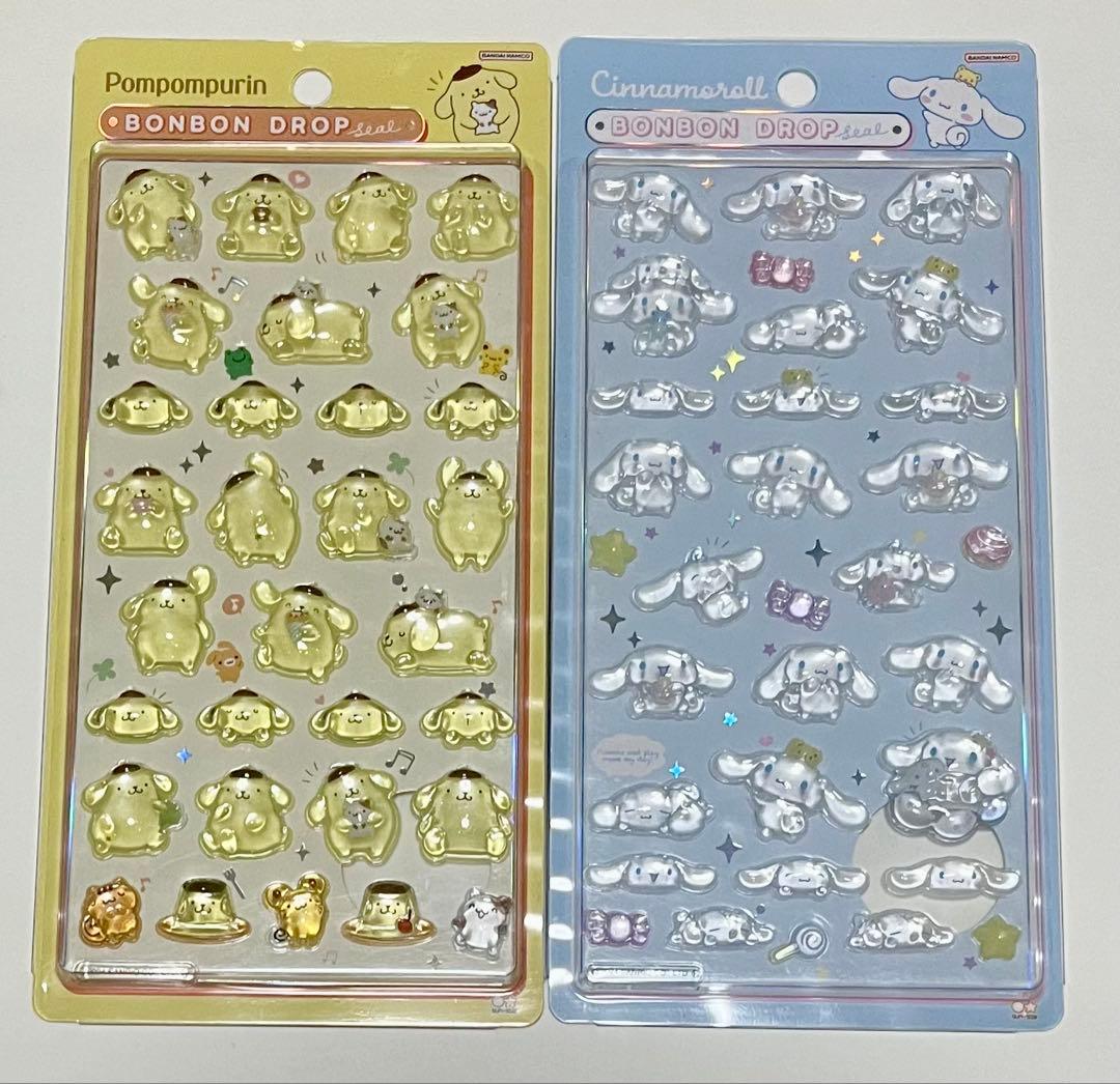 正規品 ボンボンドロップシール サンリオ 第一弾 コンプリートセット