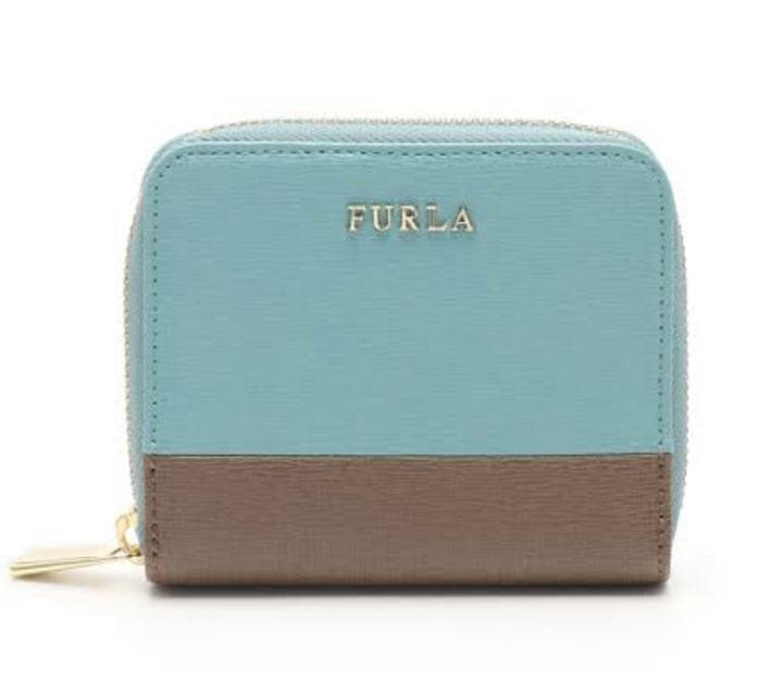 FURLA バイカラー 二つ折財布 ショップ か*め様 FURLA 二つ折り財布 バイ