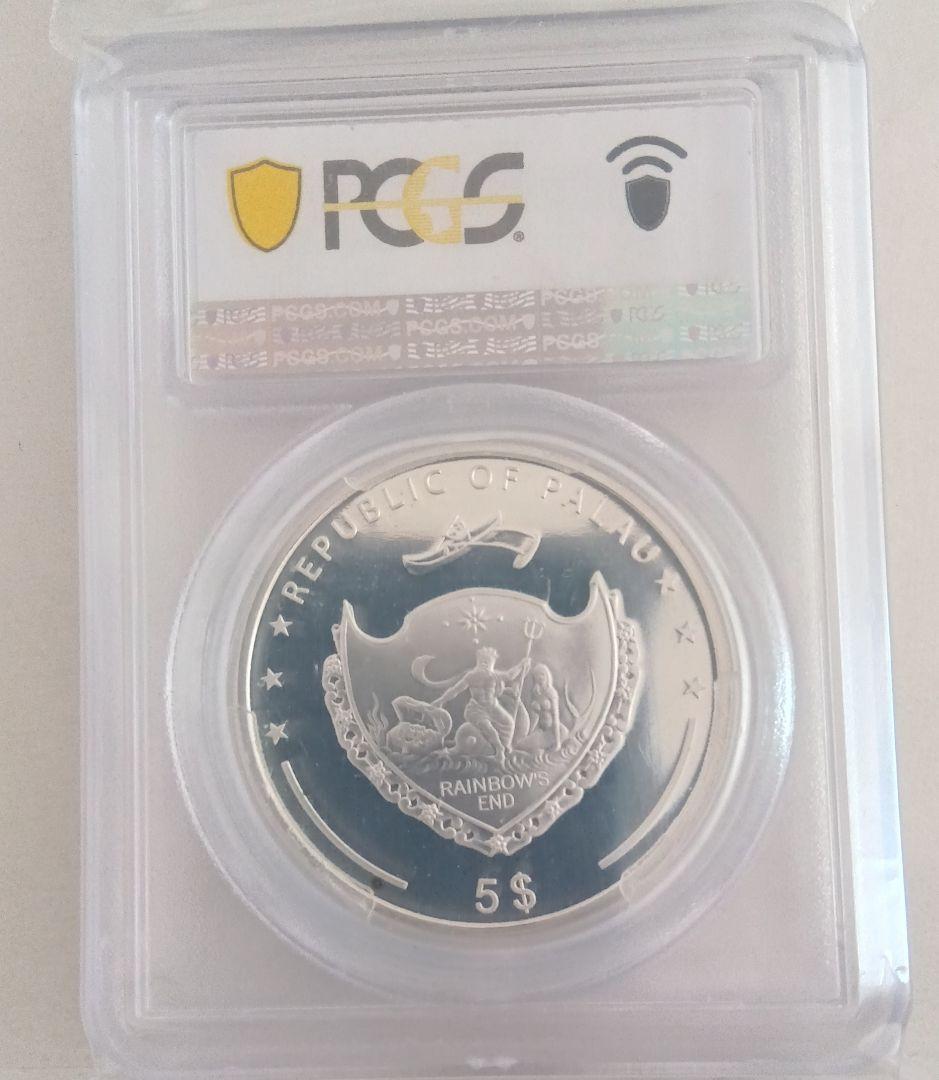 PCGS 限定2012枚 パラオ銀貨 my lovely bear コイン 貨幣 - メルカリ