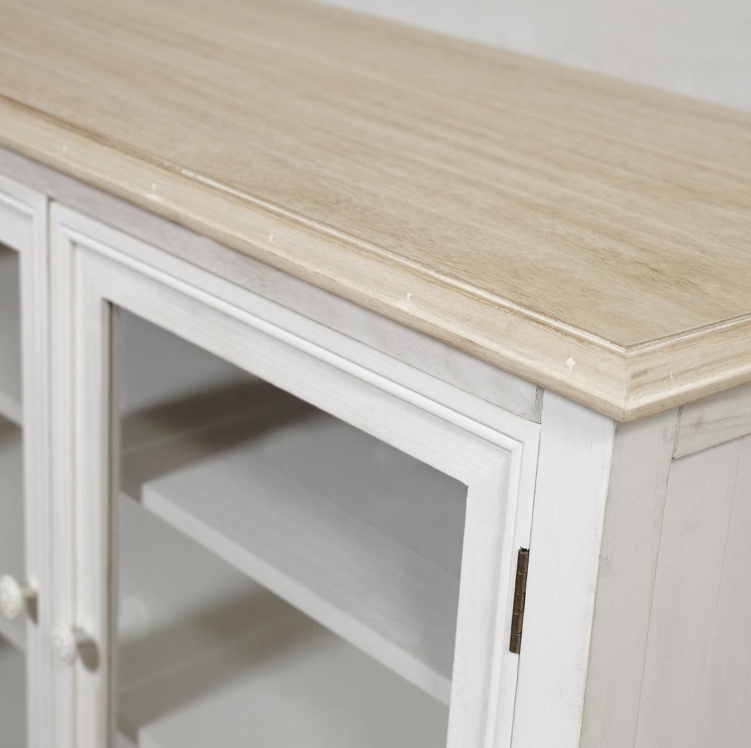 masha様専用 アンティーク調 キャビネット 食器棚 シャビー