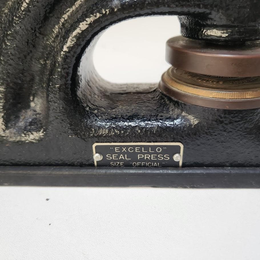 EXCELLO SEAL PRESS エンボス シールプレス機エンボッサー刻印機