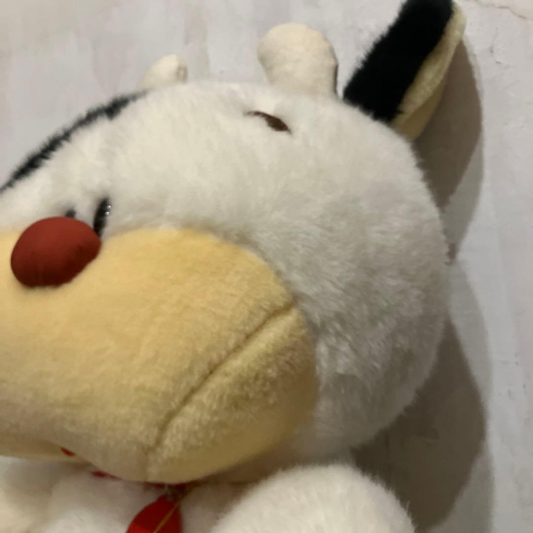 美品✴︎モーモー　オオイケ　ぬいぐるみ　牛　雪印乳業　マスコットキャラ　当時もの