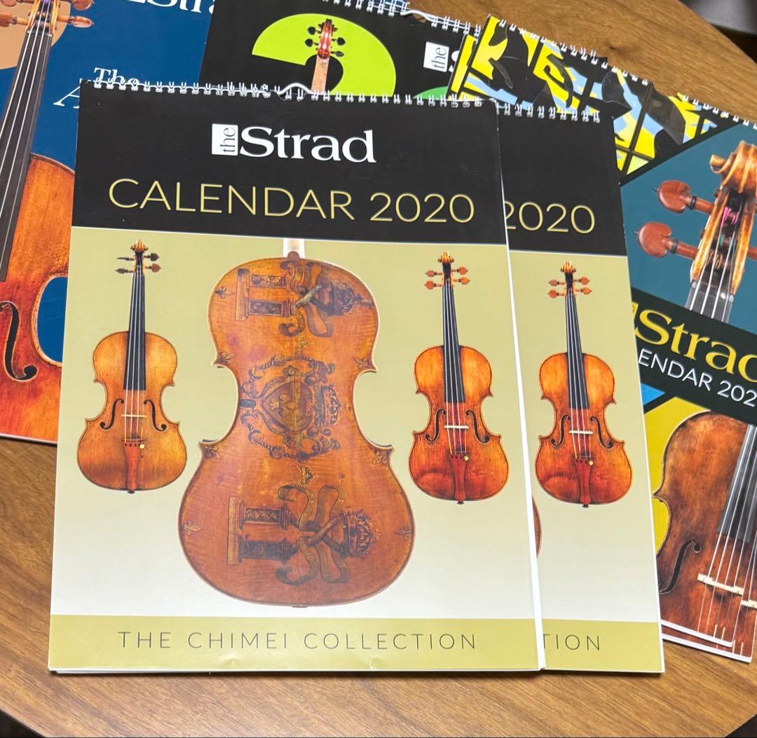 チェロ ヴァイオリン ヴィオラ 弦楽器 Strad カレンダー 12冊