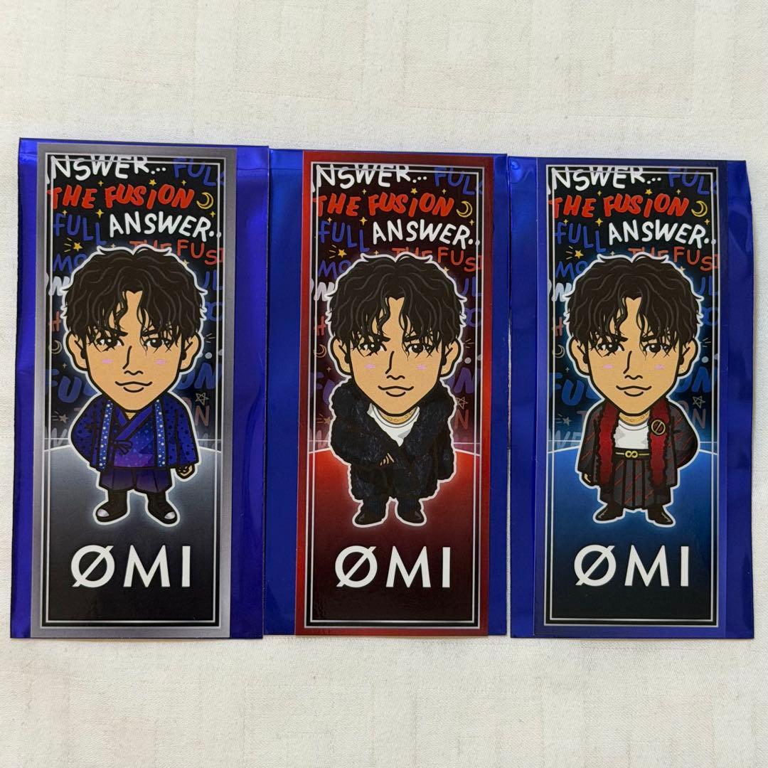 THE FUSION ØMI 登坂広臣 千社札 縁日 3点セット‼️即購入⭕️②