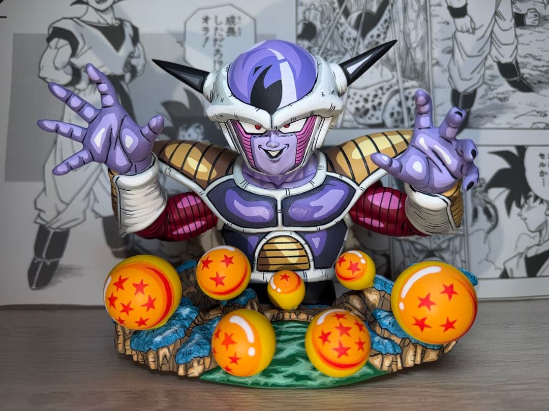ドラゴンボール リペイント E賞 悪の帝王 フリーザ 2次元彩色