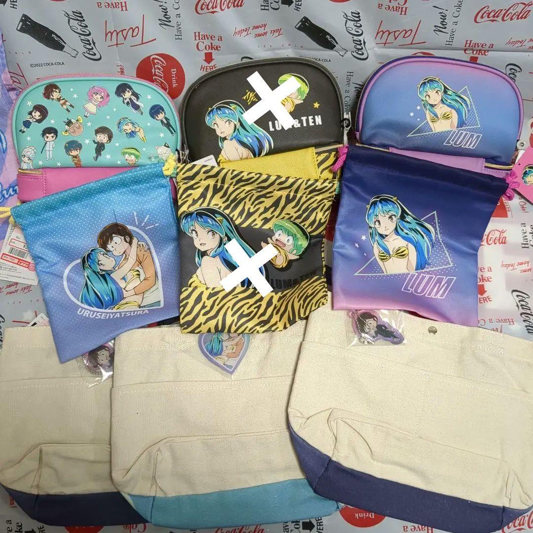 うる星やつら】ラムちゃんポーチ、トートバッグ、巾着、ハンドタオル