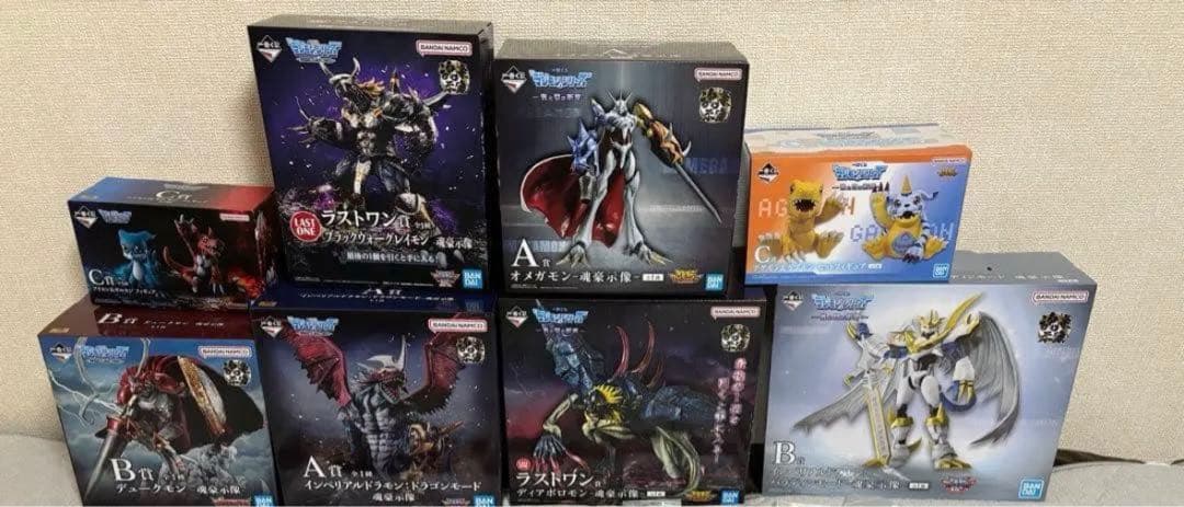 未開封 一番くじ デジモン A B C ラストワン セット