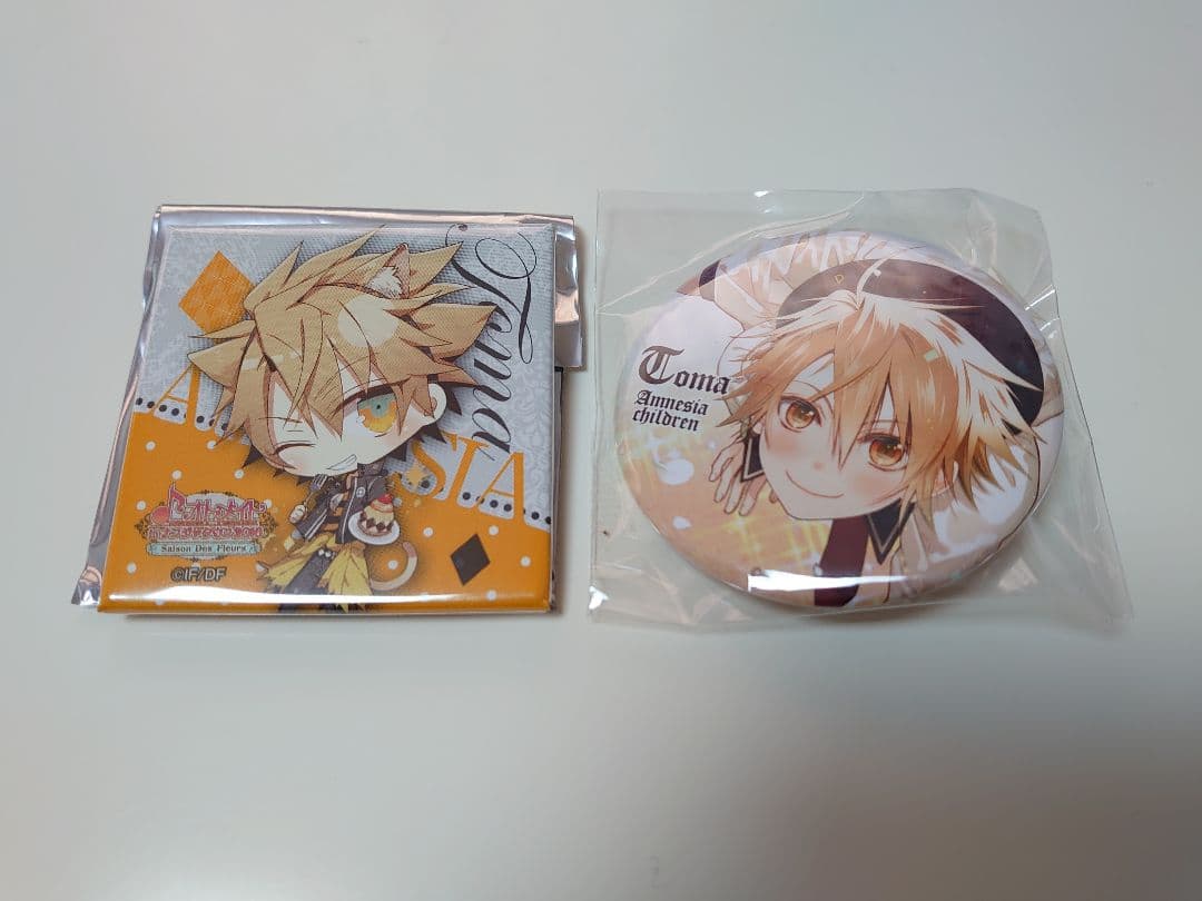 AMNESIA トーマ 缶バッジセット - ピンズ・ピンバッジ・缶バッジブランド