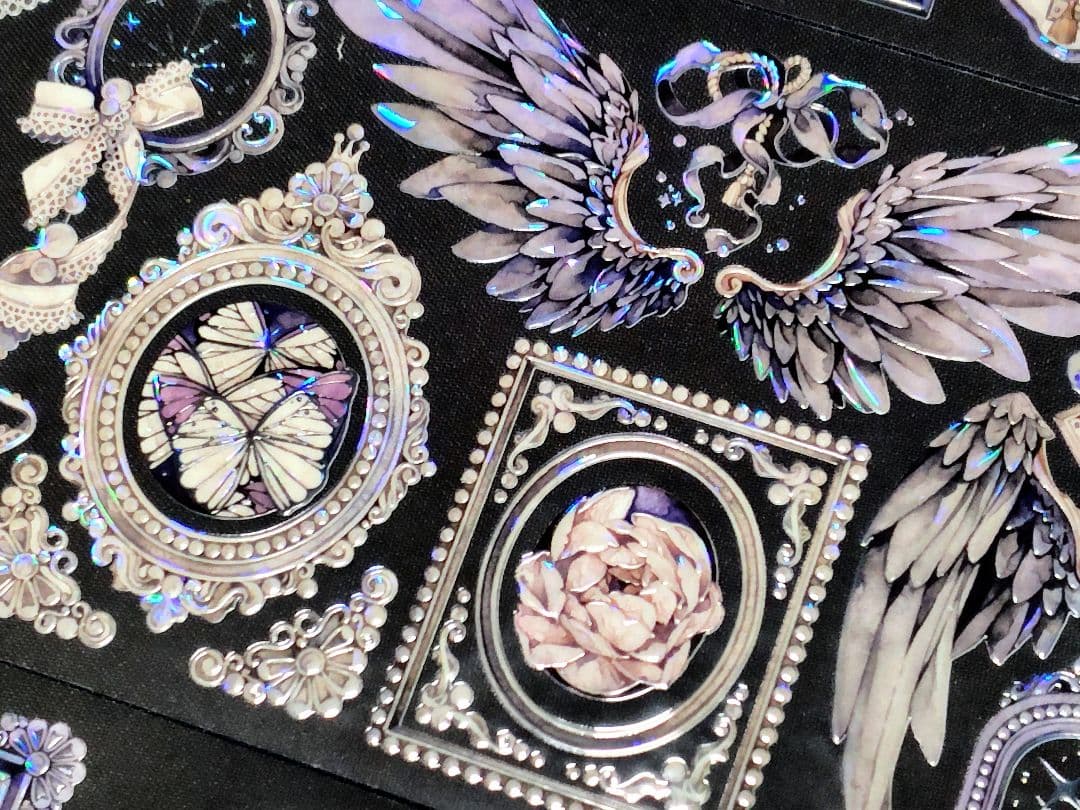 切売 1583☆ 海外 マスキングテープ マステ PET 装飾 花 人物 贝壳光