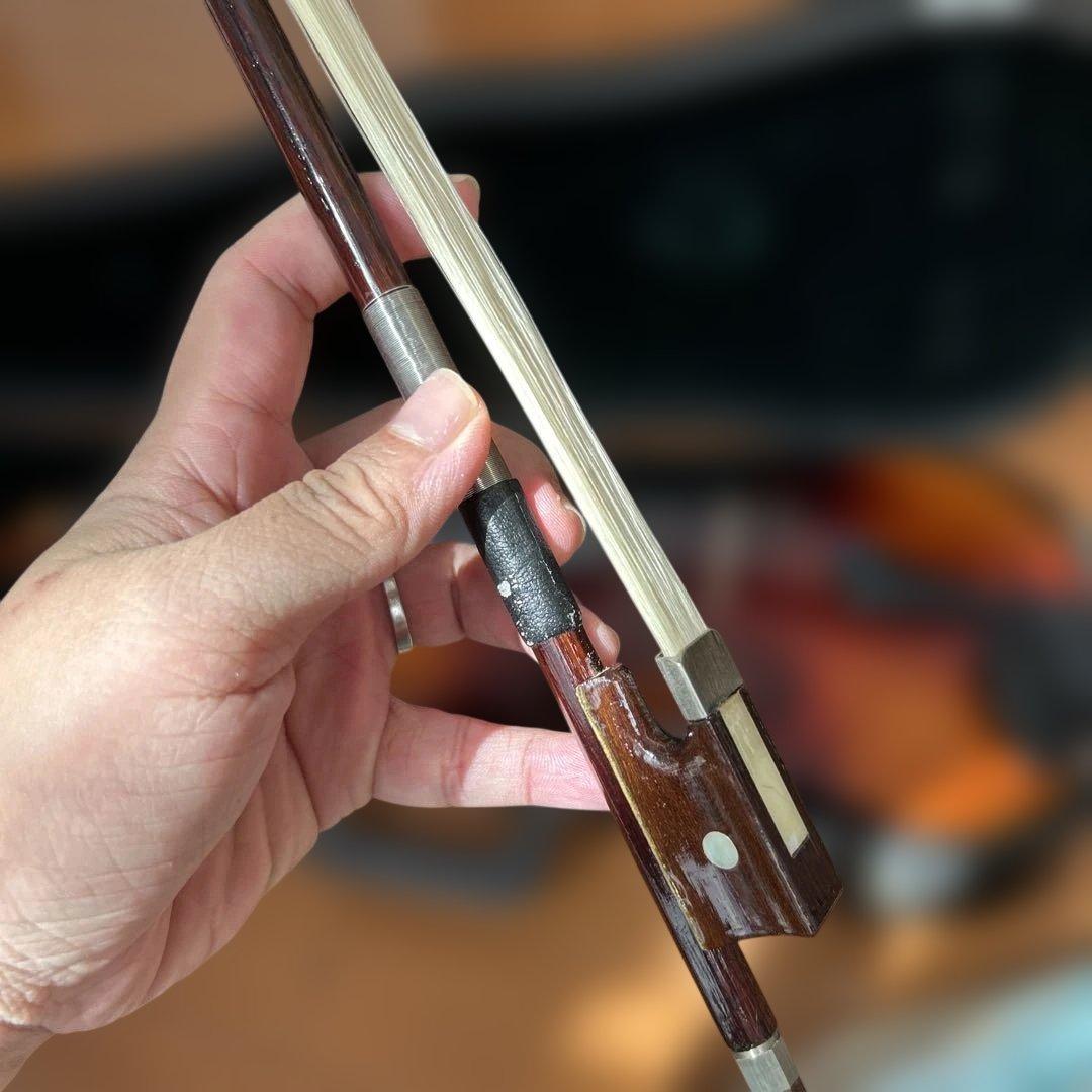 年末キャンペーン 純木製 バイオリン 本体 ハードケース付き 百花