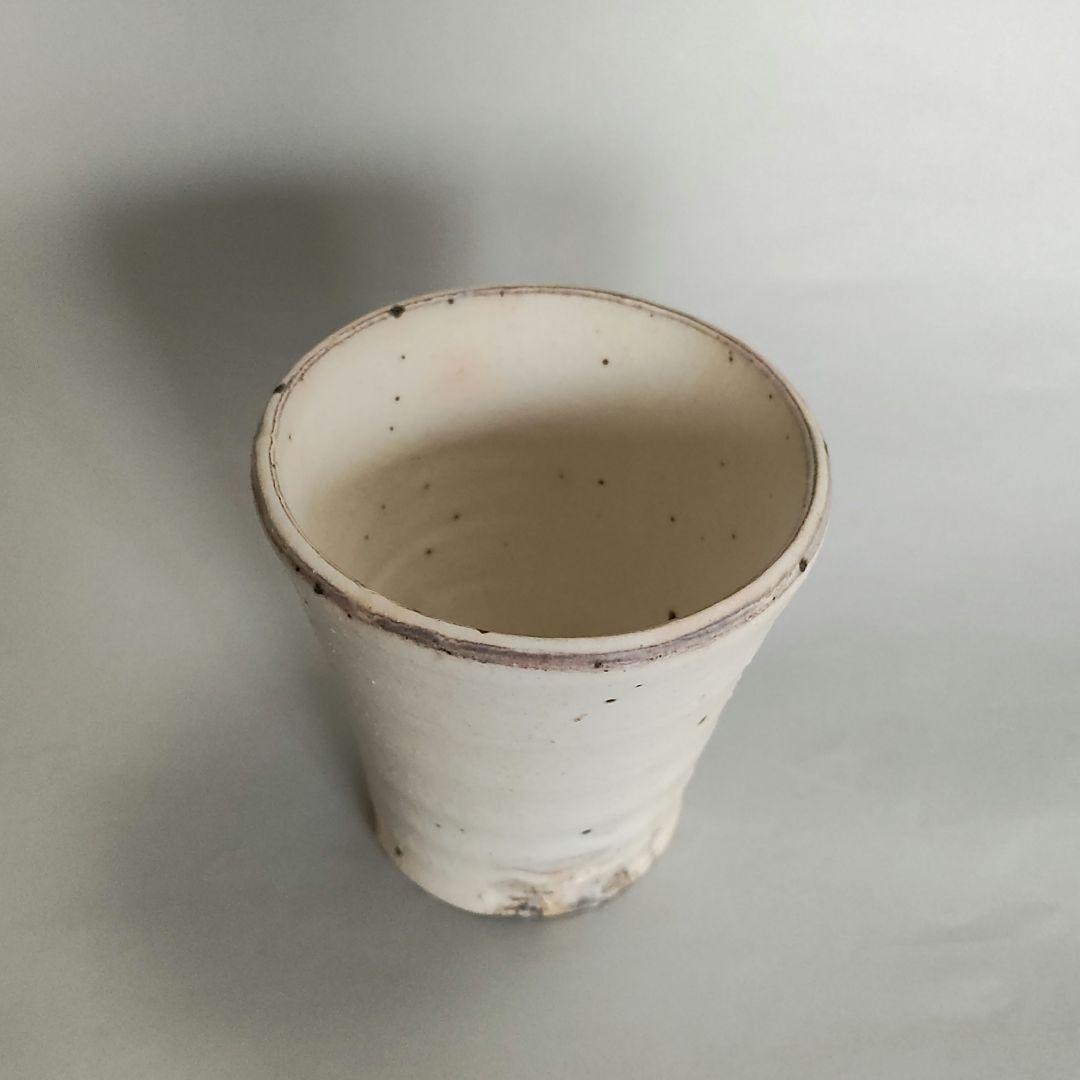 青木亮 粉引カップ 粉引湯呑