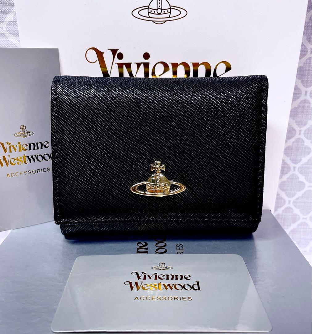 大人気♡ショッパー付】新品 ヴィヴィアン・ウエストウッド 三折り財布