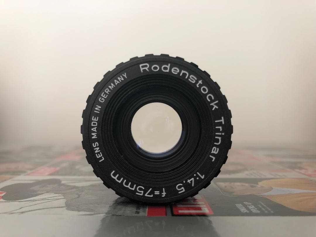☆名門☆Rodenstock Trinar 75mm F4.5 Lマウント 美品