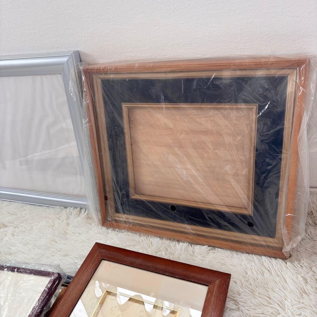 まとめ売り 15点 額縁 絵画 フォトフレーム 和製 海 木製 写真 ラッセン