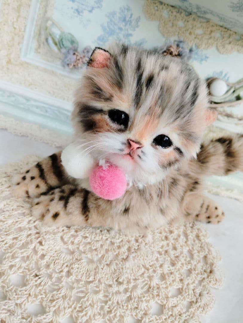 チロルパン様オーダー❤ヤマネコベビー♡アートドール♡ぬいぐるみ♡