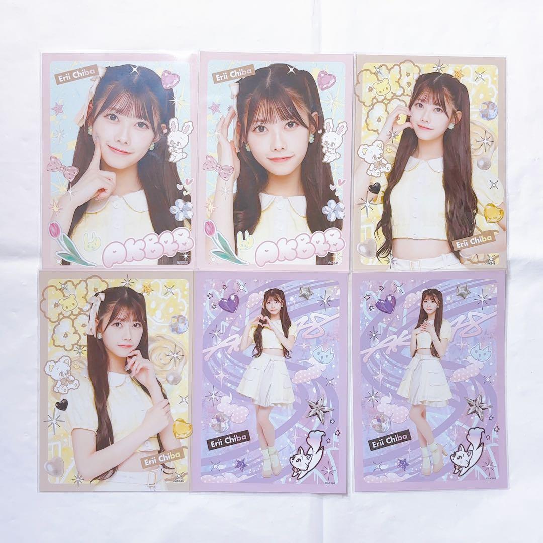 千葉恵里AKB48 チームA 大衣装展 ナツマツリ 大丸東京店 生写真 6枚