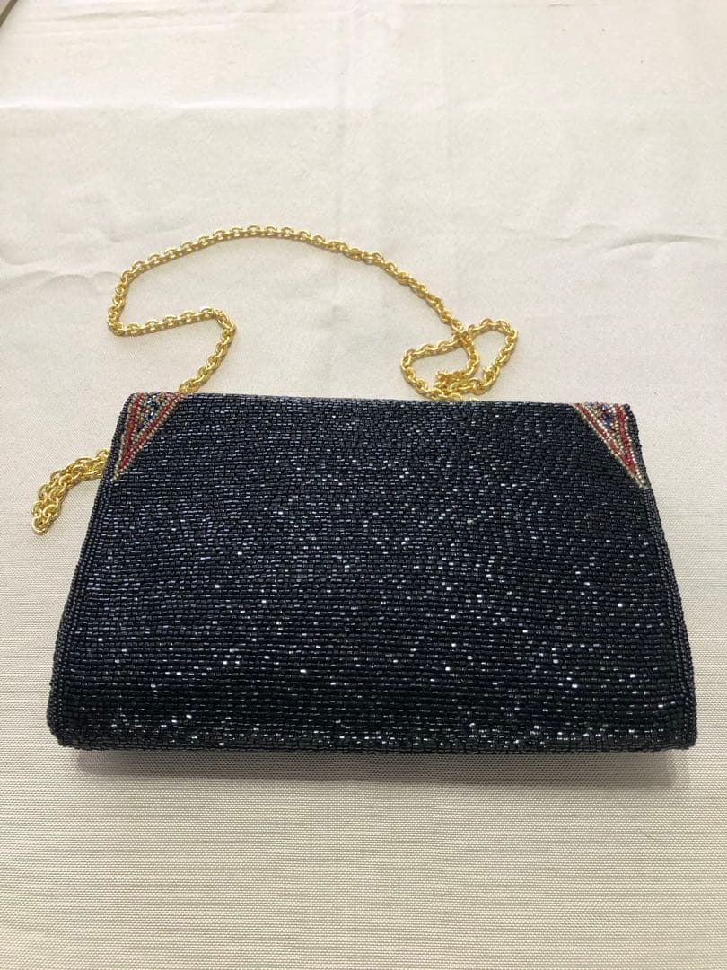 フォーマルビーズバック　はしもとlumy 黒