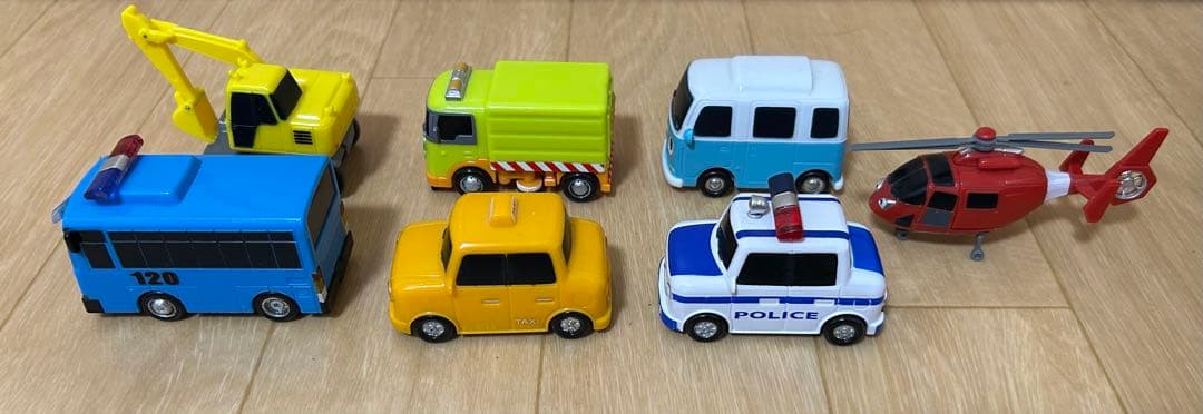ちびっこバス　タヨ　ミニカー　キャリアカー　セット　TAYO