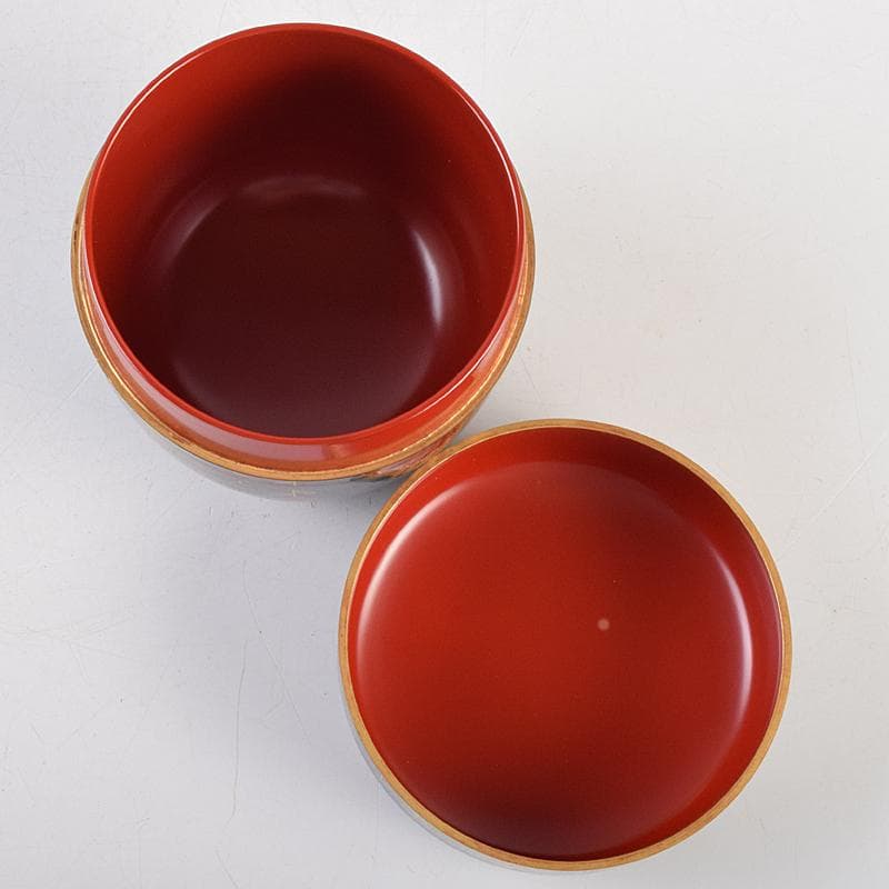 茶道具 山中塗 中村宗悦作 柳桜蒔絵 大棗 共箱 V R9519 - メルカリ