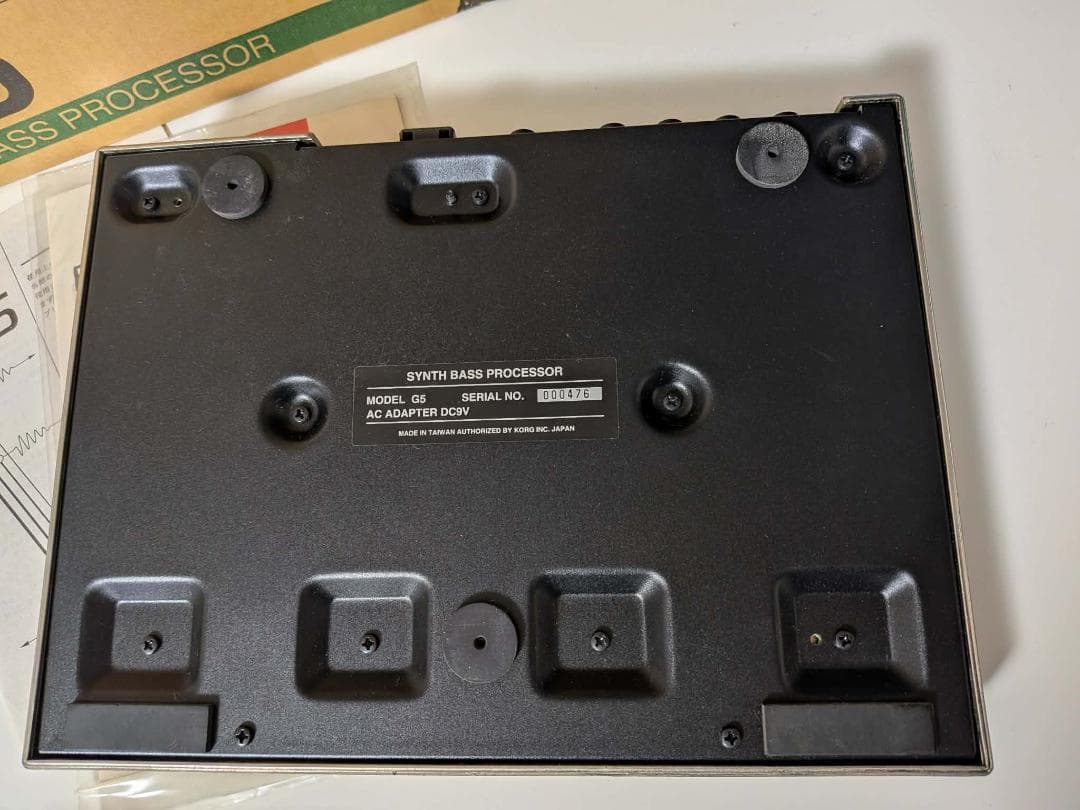 初期シリアル3桁】KORG ToneWorks G5/箱、取説、アダプタ 完品 Fender