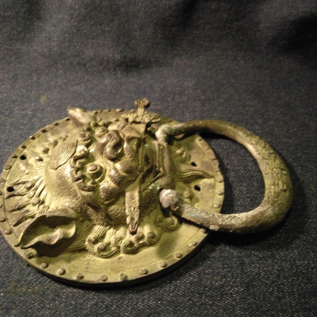 古い ドアノツカー ？ 骨董 中国 開運 魔除け