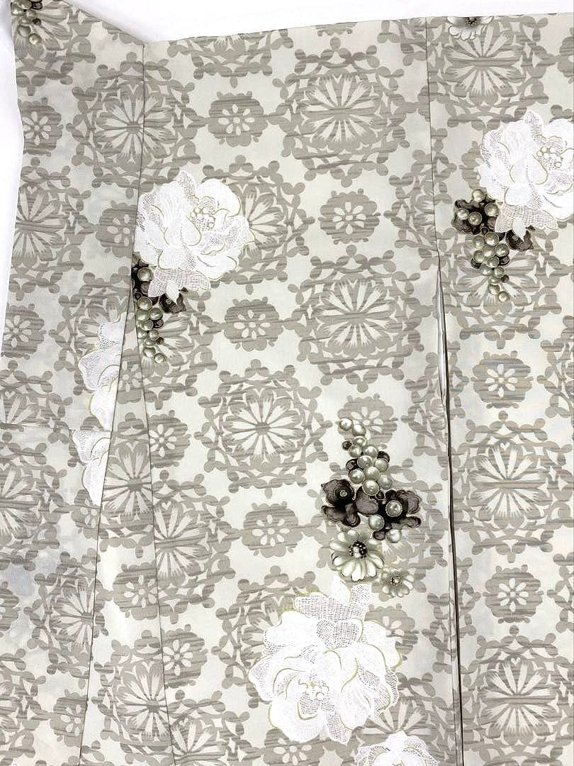 2尺袖 ブランド ポリエステル着物 ジャパンスタイル 金彩 袴用