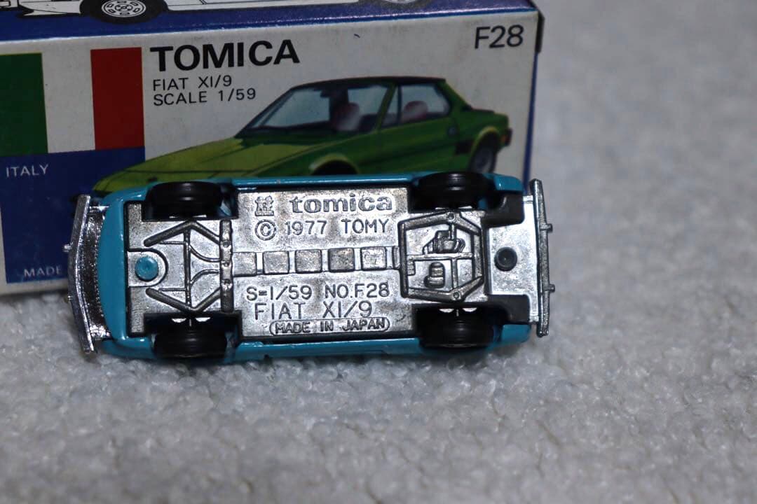 日本製　トミカ　外国車シリーズ　フィアットX 1/9 F28 イタリア　1977