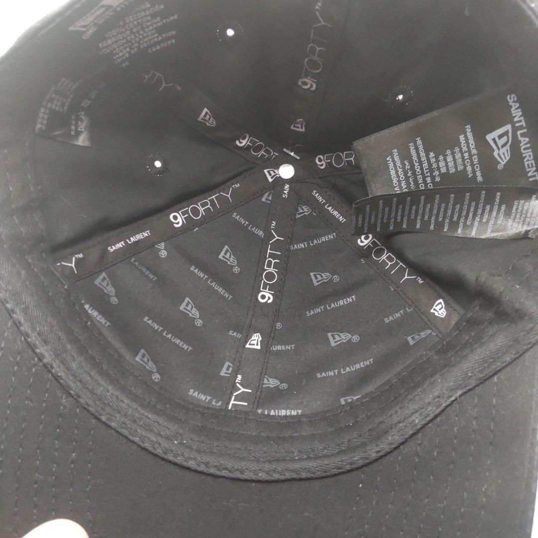 ◇1468 サンローラン NEWERA ブラック アジャスタ