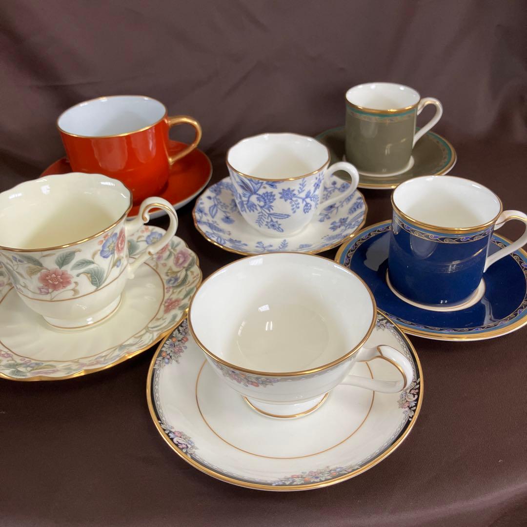 未使用 ノリタケ Noritake カップ＆ソーサー 6客 - メルカリ