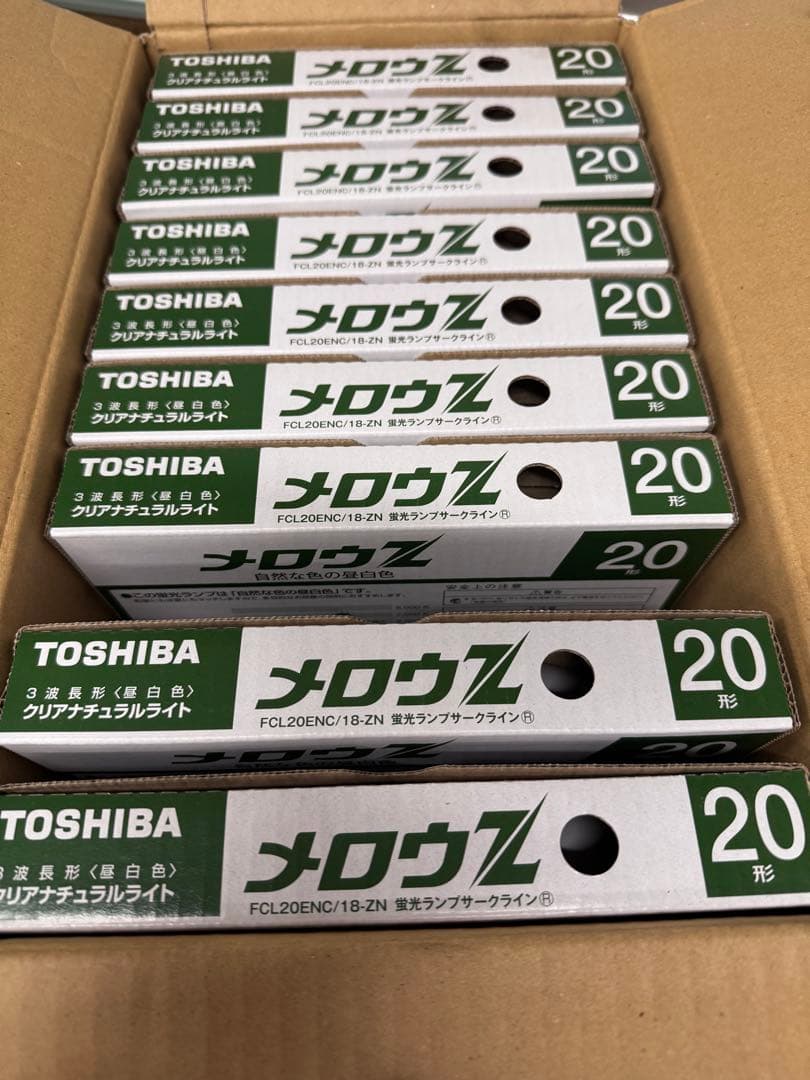 TOSHIBA FCL20ENC/18-ZN 蛍光灯 10個入り 3箱 TOSHIBA FCL20ENC/18-ZN 蛍光