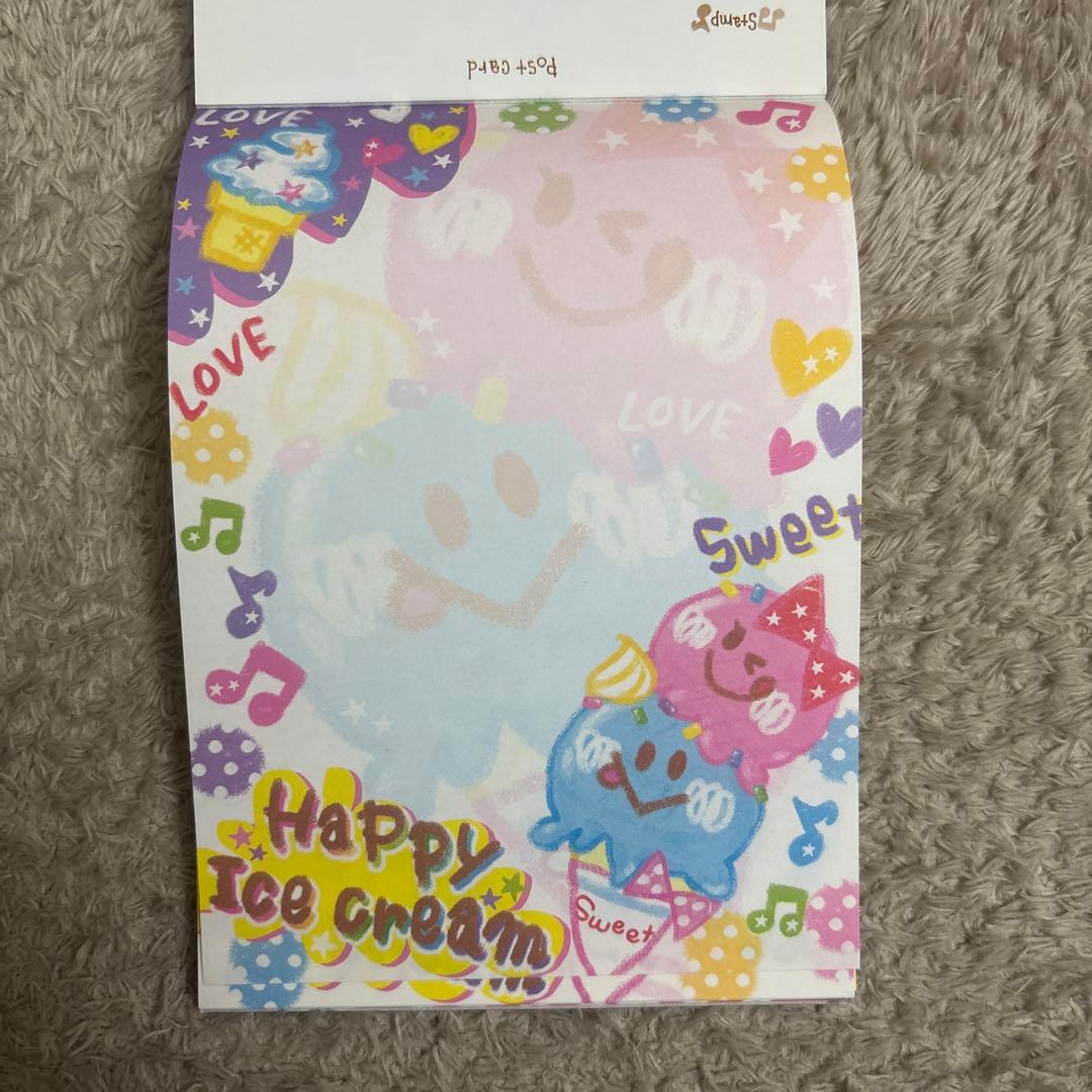 平成レトロ HAPPY ICE CREAM メモ帳 - メルカリ