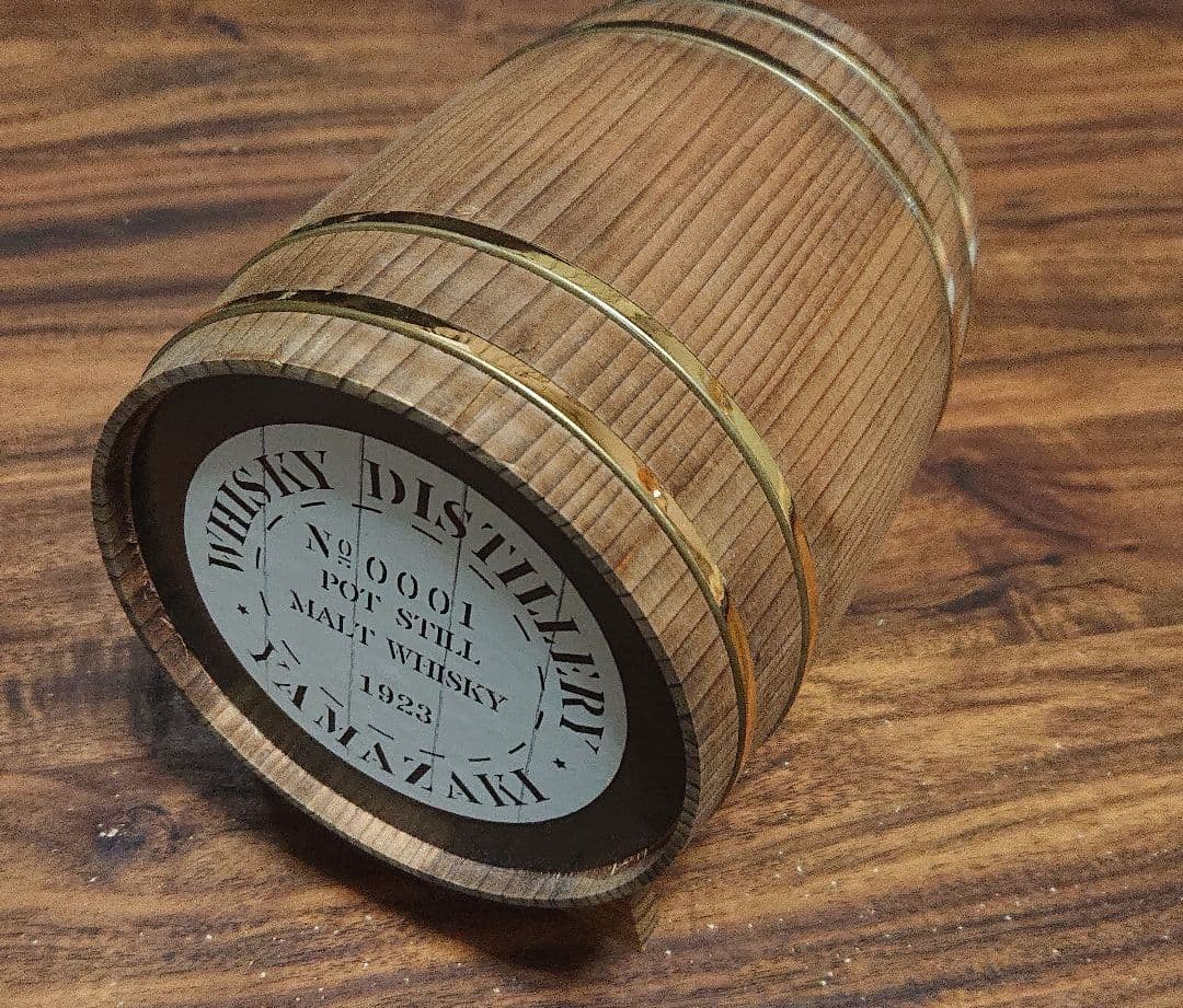 希少・非売品☆ サントリー ウイスキー 山崎 樽 木製 ディスプレイ