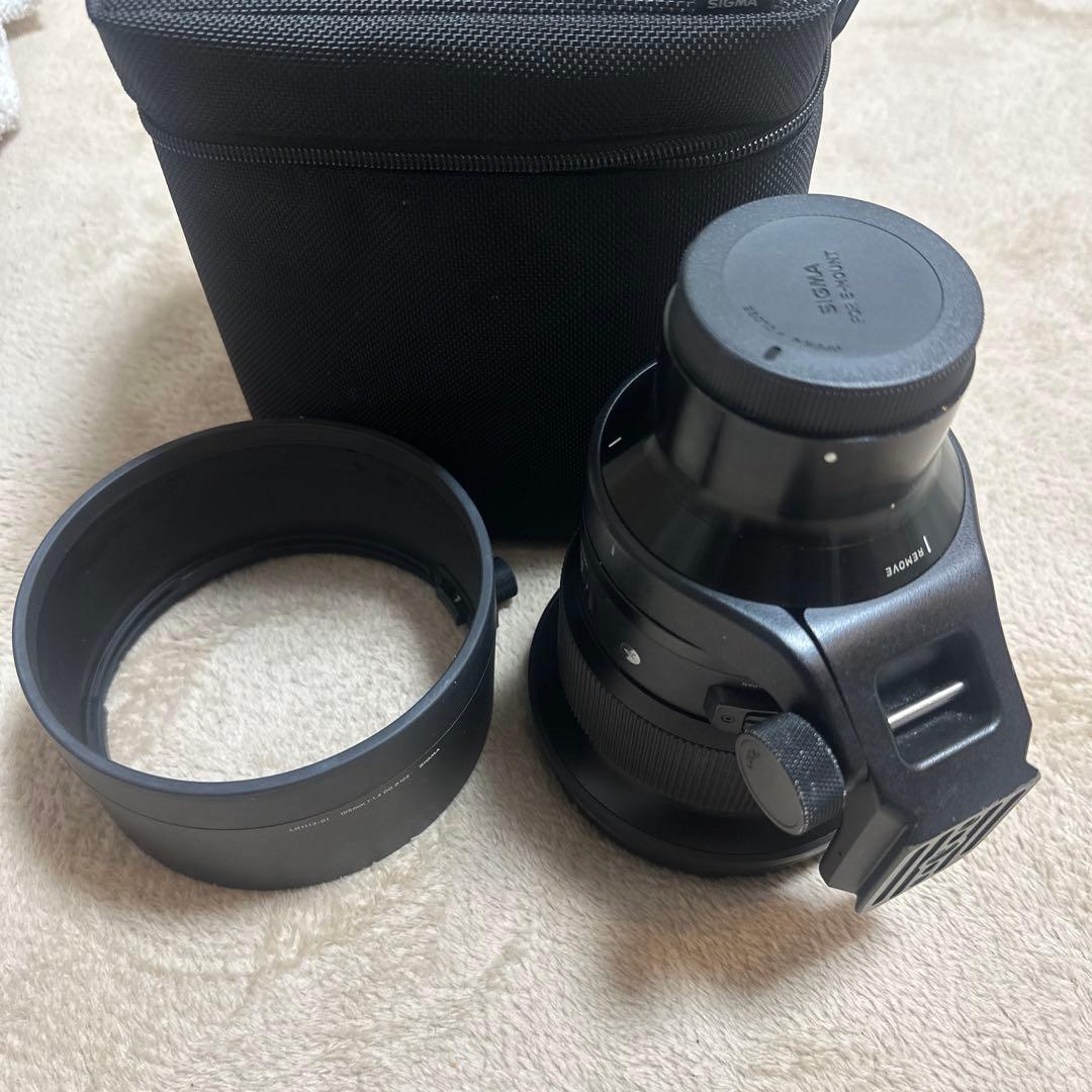 SIGMA シグマ SONY eマウント 105mm f1.4 単焦点レンズ 61QzCS+whGL._AC_UF350,