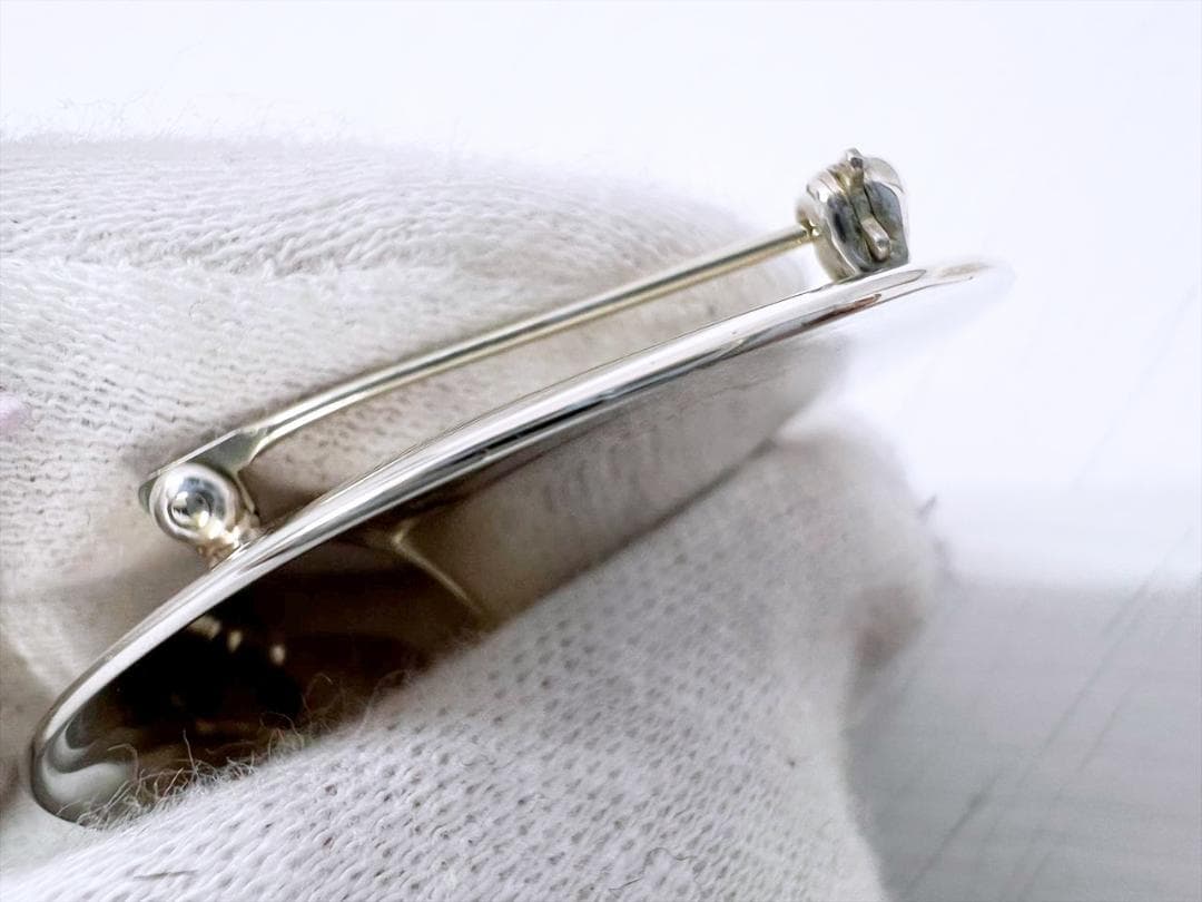 美品ジョージジェンセン374Bメビウスブローチシルバー925