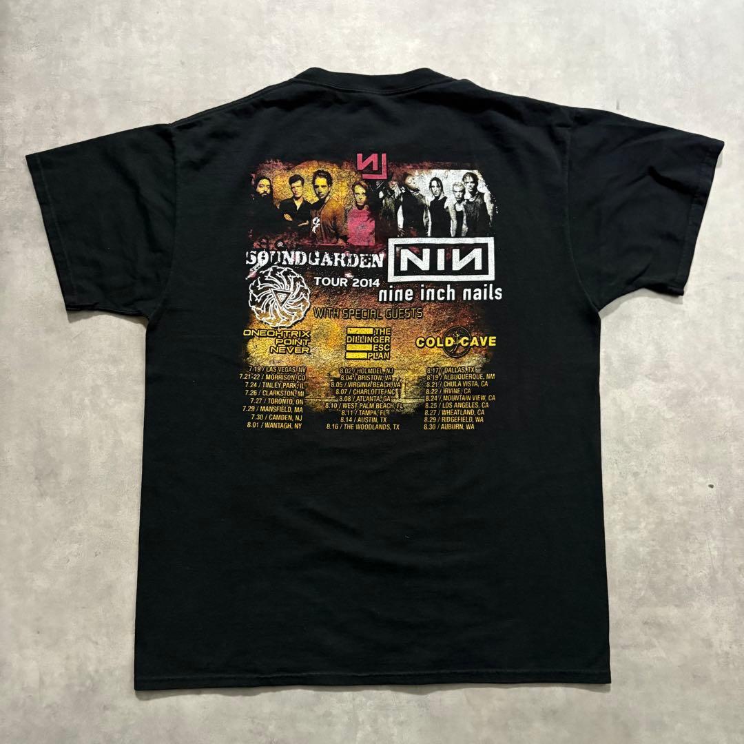 10's NINE INCH NAILS SOUND GARDEN Tshirt