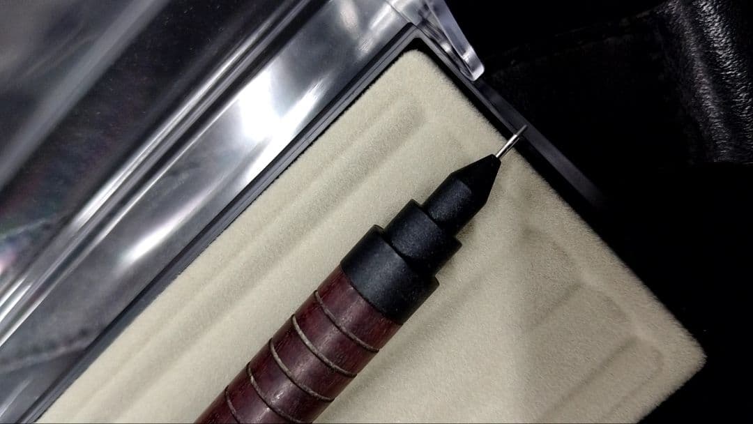 マーベラスウッド シャープペンシル マットブラック パープルギジー EX