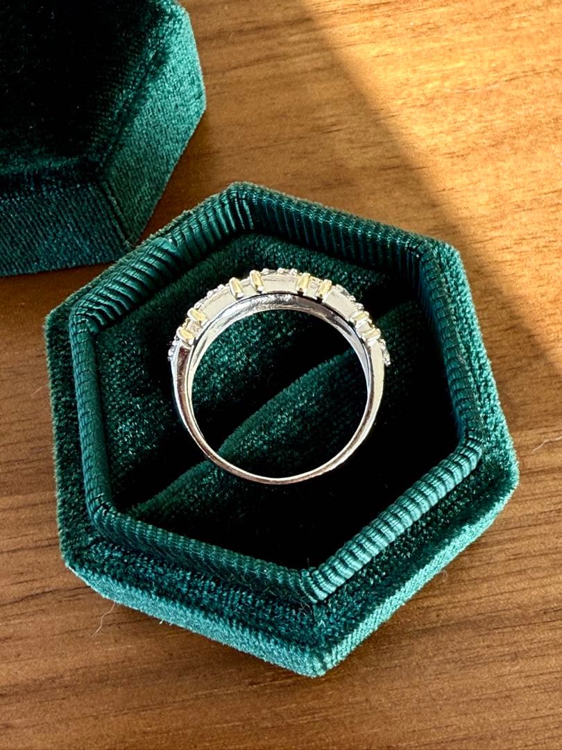 専用　ゴージャス　ダイヤモンド　pt900 プラチナ　k18 リング　13.5号