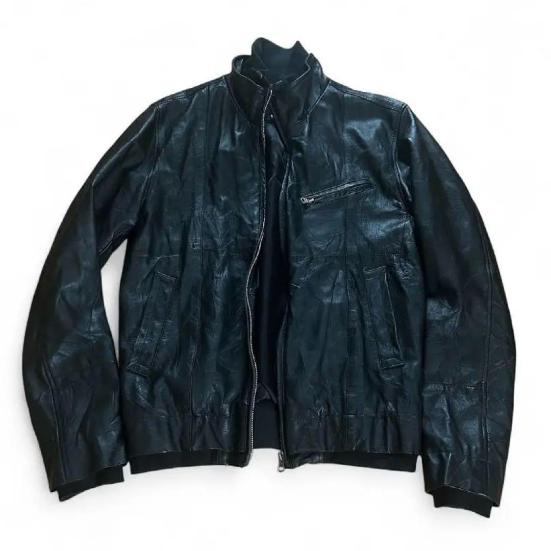 leather jacket opium dark wear archive - メルカリ
