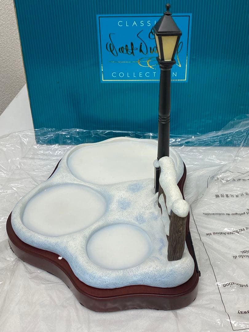 3-2772 ディズニー WDCC フィギュア プルート クリスマス ランプ