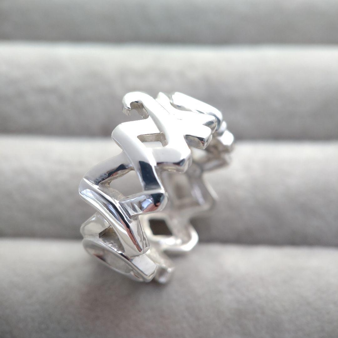 TIFFANY＆Co.ラブ＆キス　シルバーリングSV925 11.5号
