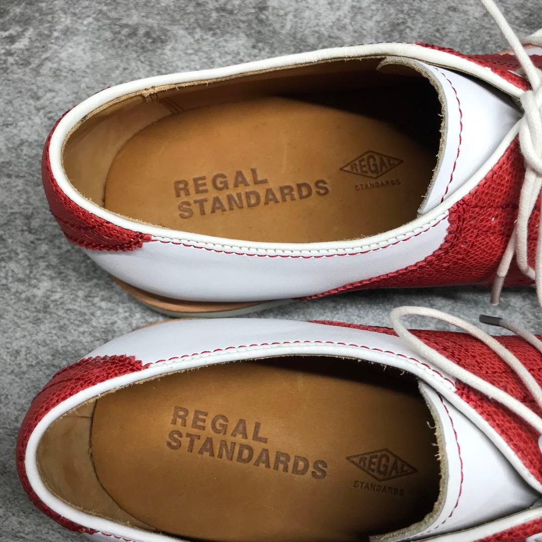 【未使用】　REGAL サドルシューズ　レザー　763R 25 バイカラー