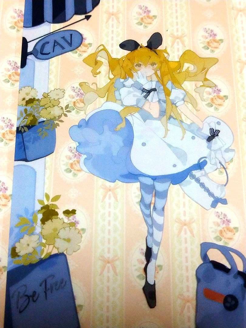 ☆再販☆J441＃爱丽丝的白日蓝梦(PET)切り売り海外人物マステ女の子