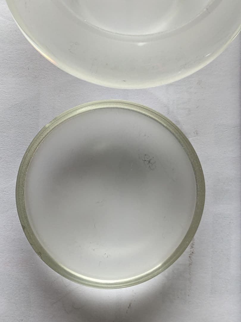 ♢中国 古玩 古美術品 ガラス絵 化粧入 蓋付き瓶 壺 化粧道具