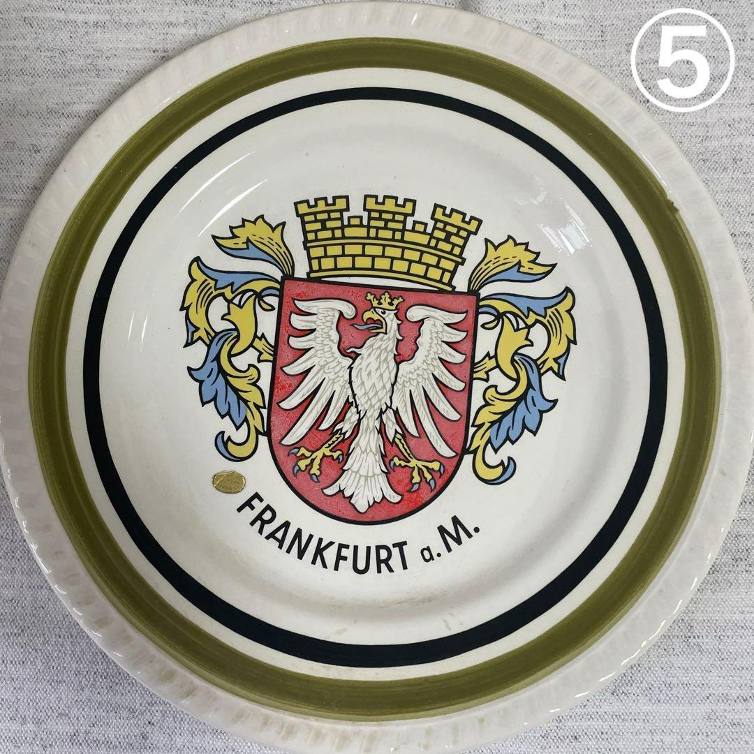 値下げ】ドイツ 壁掛け 飾り皿 壁掛式絵皿 陶器 アンティーク プレート