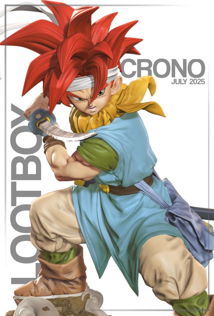 1/10 未塗装 未組立 フィギュア ガレージキット クロノ・トリガー